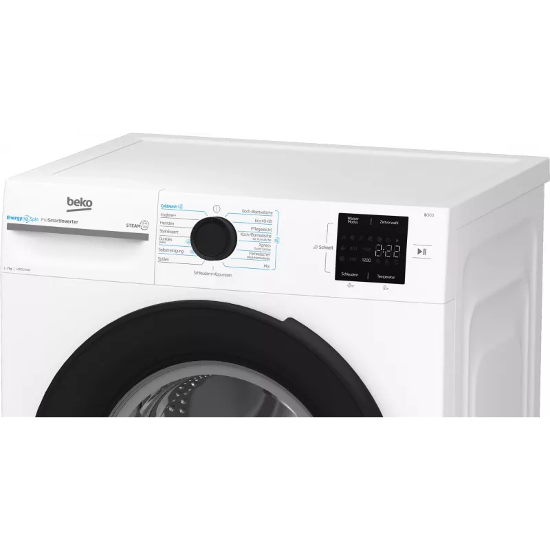 Beko b300 BM3WFU3741X washing machine Front-load 7 kg 1351 RPM White