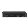Lindy 2 Port HDMI 8K60 Bi-Directional Switch, HDMI, ABS, Black, 120 Hz, 3840 x 2160, 7680 x 4320, 48 Gbit/s