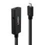 Lindy 5m USB 3.2 Gen 2 C/C Active Extension, 5 m, USB C, USB C, USB 3.2 Gen 2 (3.1 Gen 2), 10 Gbit/s, Black