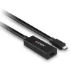 Lindy 5m USB 3.2 Gen 2 C/C Active Extension, 5 m, USB C, USB C, USB 3.2 Gen 2 (3.1 Gen 2), 10 Gbit/s, Black