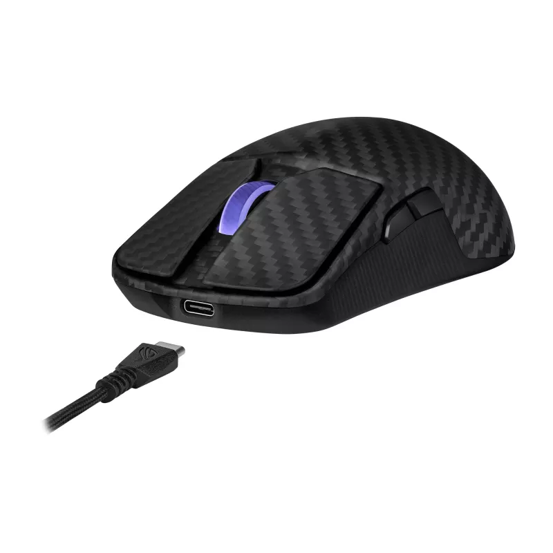 ASUS ROG Harpe Ace Extreme mouse Gaming Right-hand RF Wireless + Bluetooth + USB Type-A Optical 42000 DPI