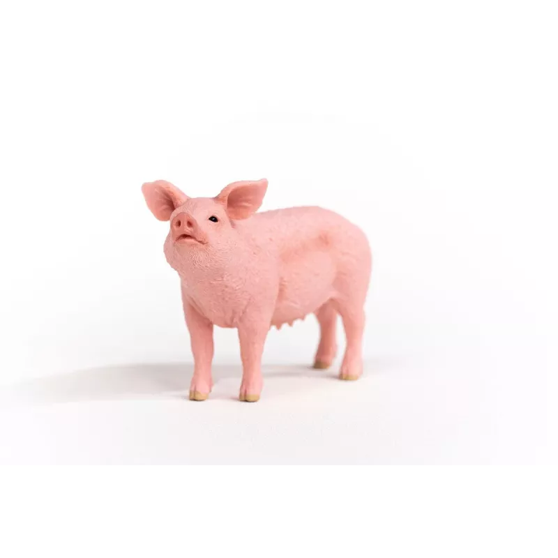 Figure Schleich farm pig model 13933, pink, recommended age 3+