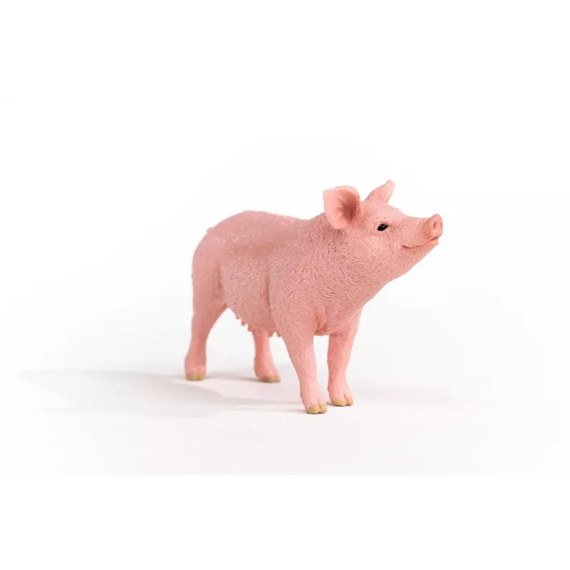 Figure Schleich farm pig model 13933, pink, recommended age 3+