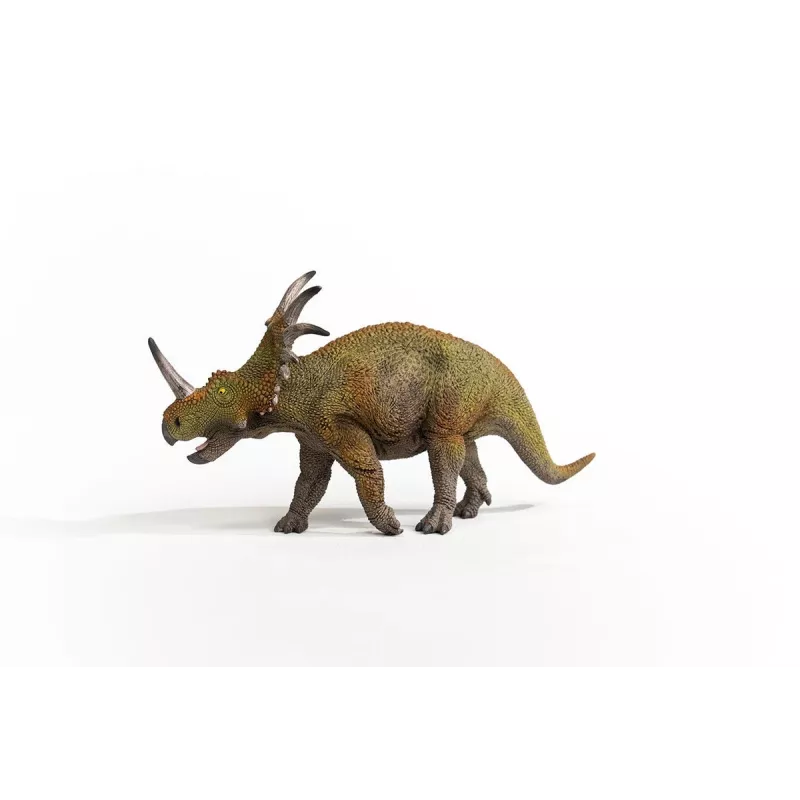 schleich Dinosaurs Styracosaurus, 4 yr(s), Conquering the Earth, Dinosaurs and volcano, Green, Grey, Plastic