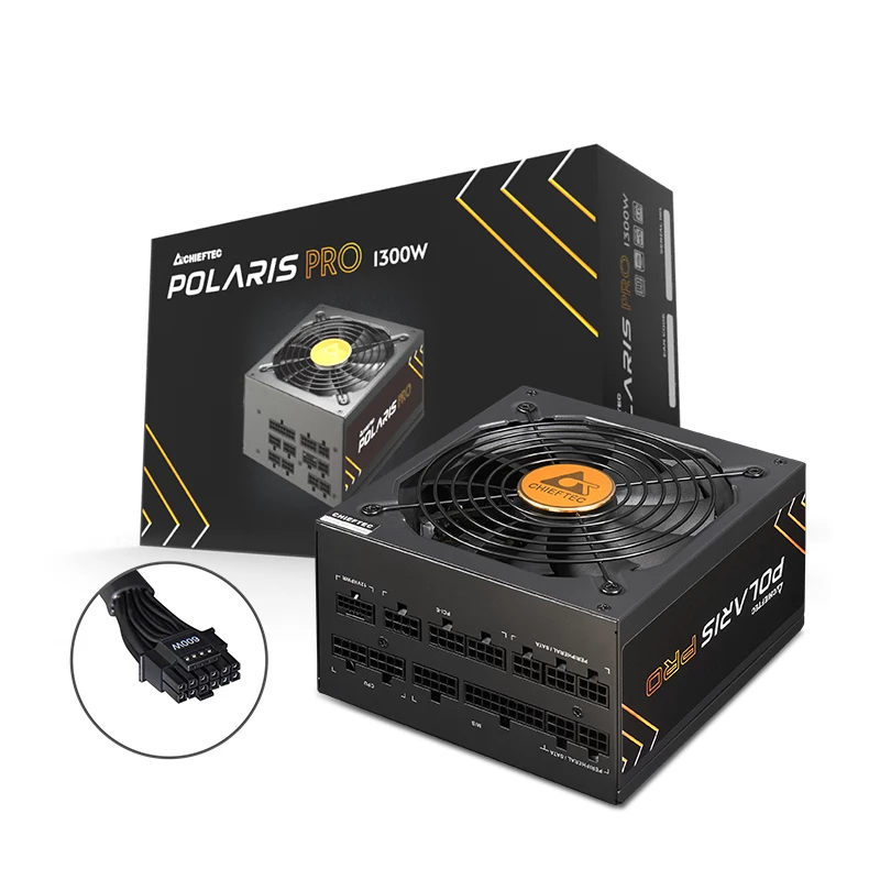 Chieftec Polaris PRO 1300W power supply unit 20+4 pin ATX ATX Black