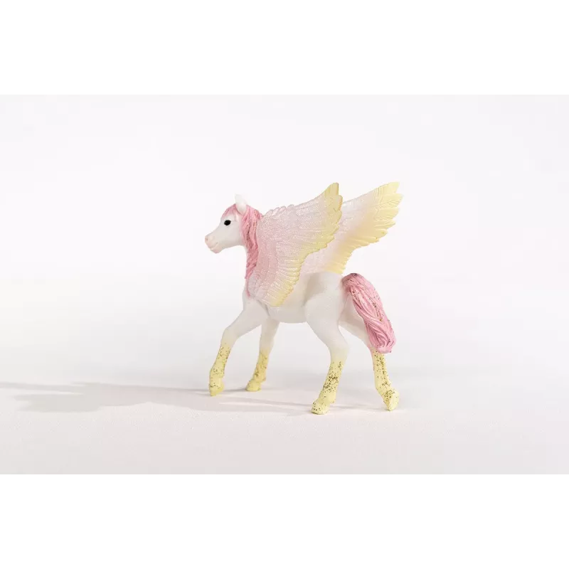 schleich BAYALA Sunrise Pegasus Foal, 5 yr(s), Unicorn / Pegasus, Unicorns & Fairies, Multicolour, Plastic