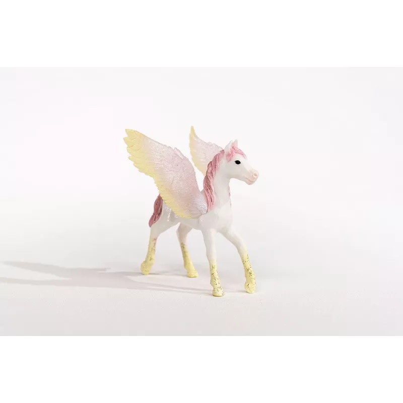 schleich BAYALA Sunrise Pegasus Foal, 5 yr(s), Unicorn / Pegasus, Unicorns & Fairies, Multicolour, Plastic