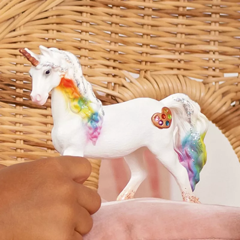 schleich BAYALA Rainbow Love Unicorn Mare, 5 yr(s), Unicorn / Pegasus, Unicorns & Fairies, Multicolour