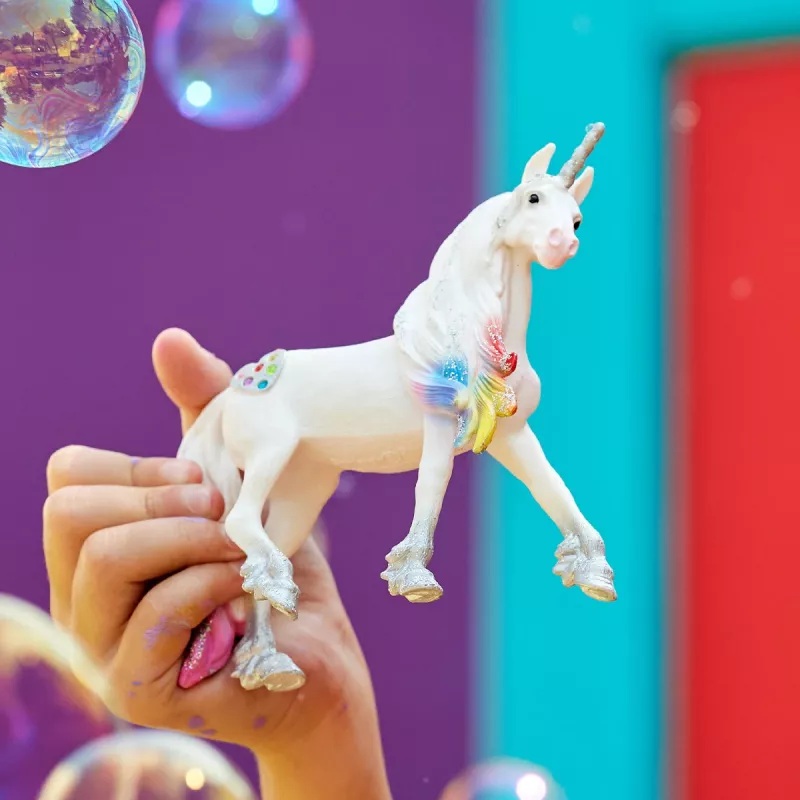 schleich BAYALA Rainbow Love Unicorn Stallion, 5 yr(s), Unicorn / Pegasus, Unicorns & Fairies, Multicolour, Plastic