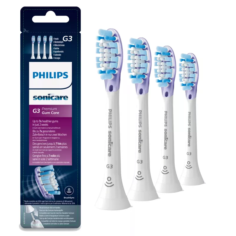 Philips G3 Premium Gum Care HX9054/17 4-pack interchangeable electric toothbrush heads