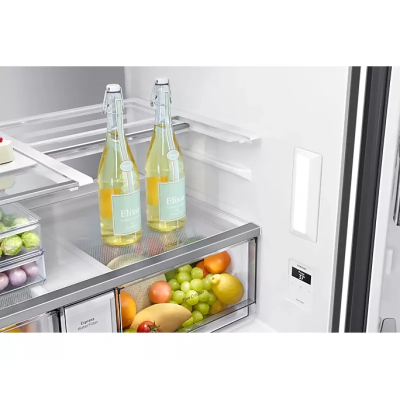 Samsung RF65A96768A side-by-side refrigerator Freestanding 647 L White