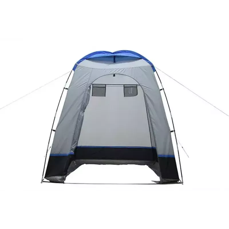 Tent High Peak Lido Waterproof 100 cm Blue Grey 2 Pockets Fiberglass