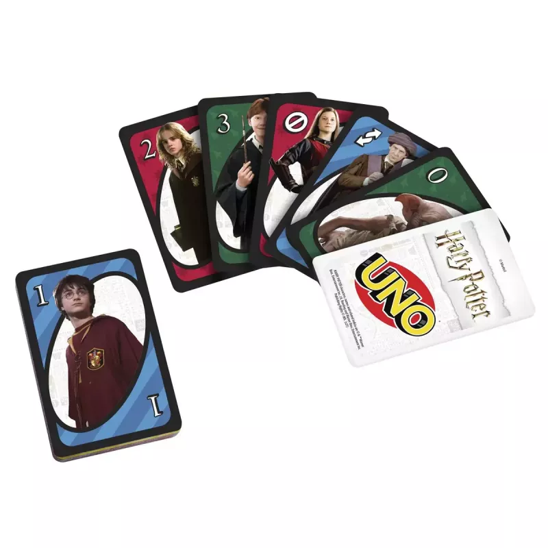 Card game MATTEL UNO Harry Potter — shedding card game, age 7+