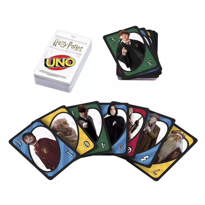 Card game MATTEL UNO Harry Potter — shedding card game, age 7+
