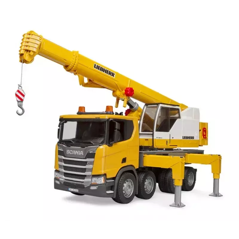 Crane truck BRUDER SCANIA Super 560R Liebherr Crane Truck