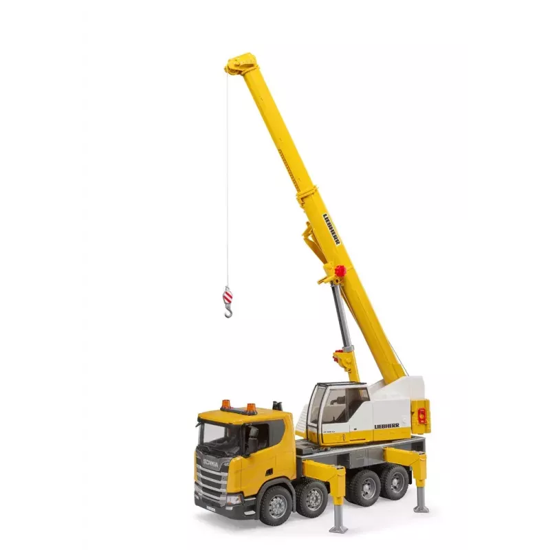 Crane truck BRUDER SCANIA Super 560R Liebherr Crane Truck