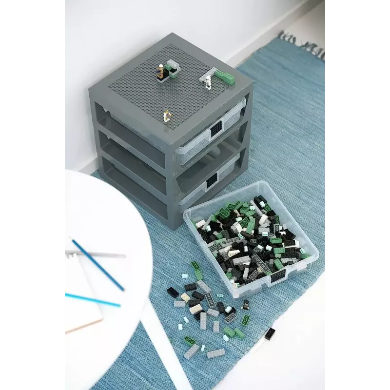 Drawer shelf set Room Copenhagen 40950003 grey storage box for drawers
