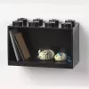 Shelf Room Copenhagen LEGO Brick 8 Shelf Black, modular display shelving unit