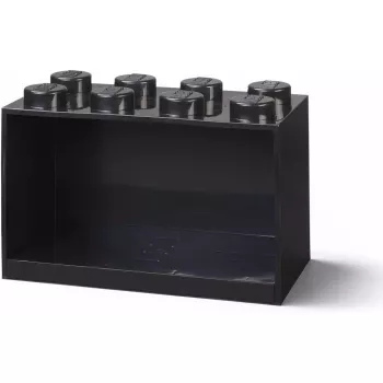 Shelf Room Copenhagen LEGO Brick 8 Shelf Black, modular display shelving unit