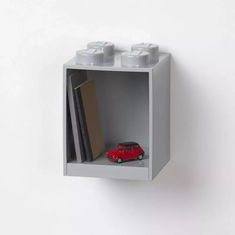 Shelf Room Copenhagen LEGO Brick 4-shelf light grey by room copenhagen, model 41141740