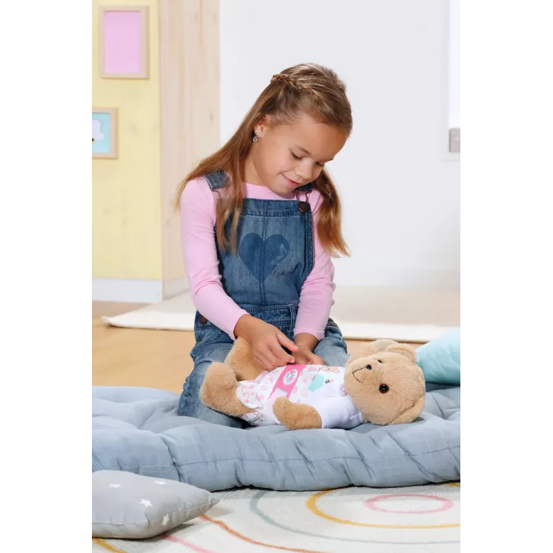 Toy bear BABY born Bear white 0 to 12 years