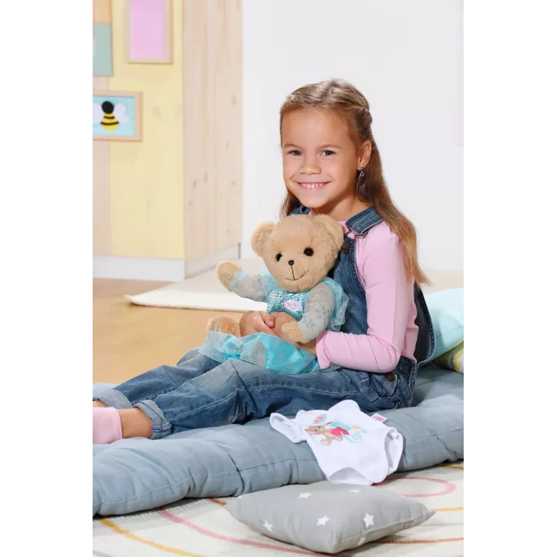 Toy bear BABY born Bear white 0 to 12 years