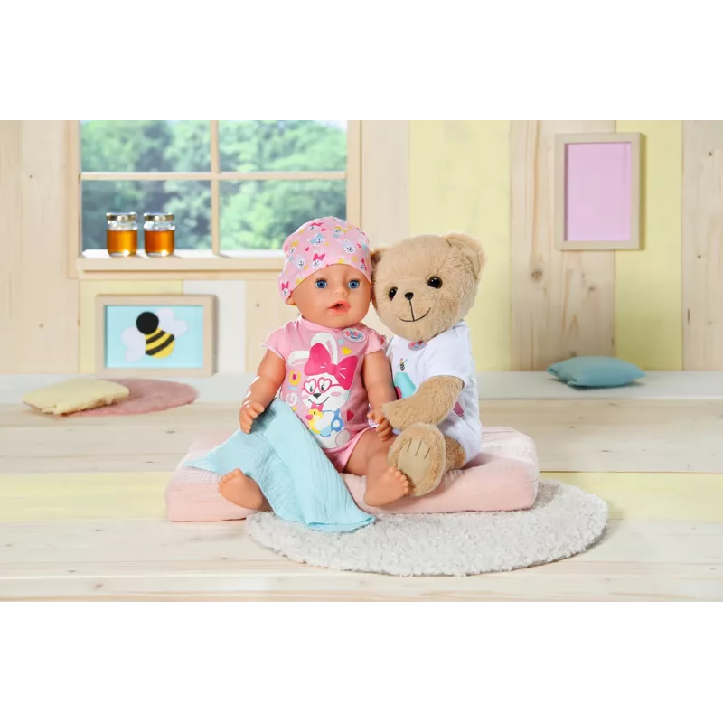 Toy bear BABY born Bear white 0 to 12 years