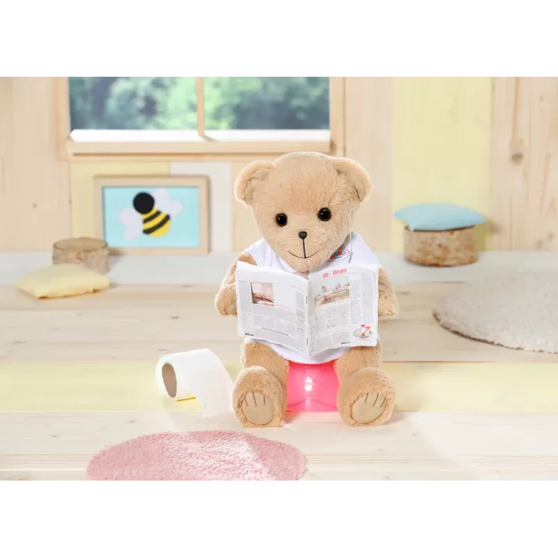 Toy bear BABY born Bear white 0 to 12 years