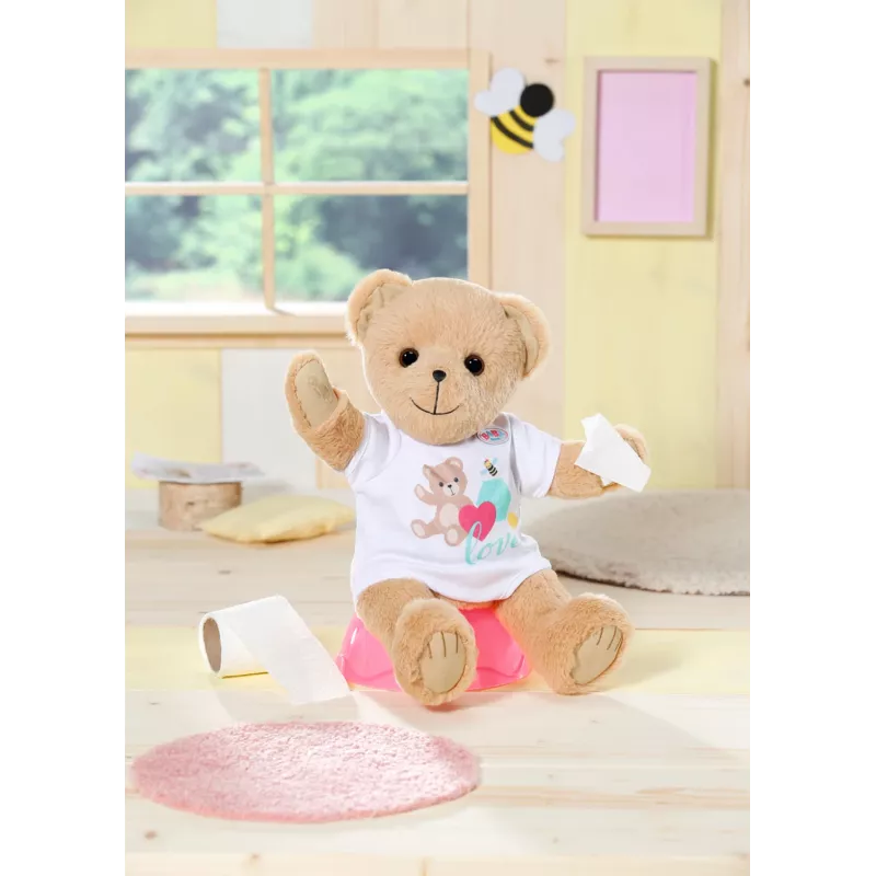 Toy bear BABY born Bear white 0 to 12 years