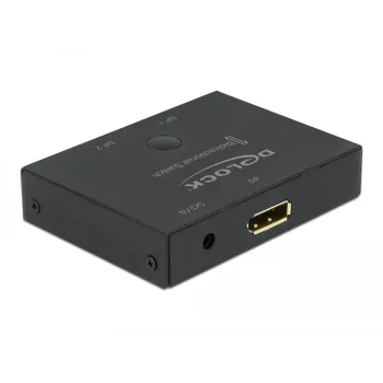 DELOCK DisplayPort 2 - 1 Switch - bidirectional 8K 30Hz