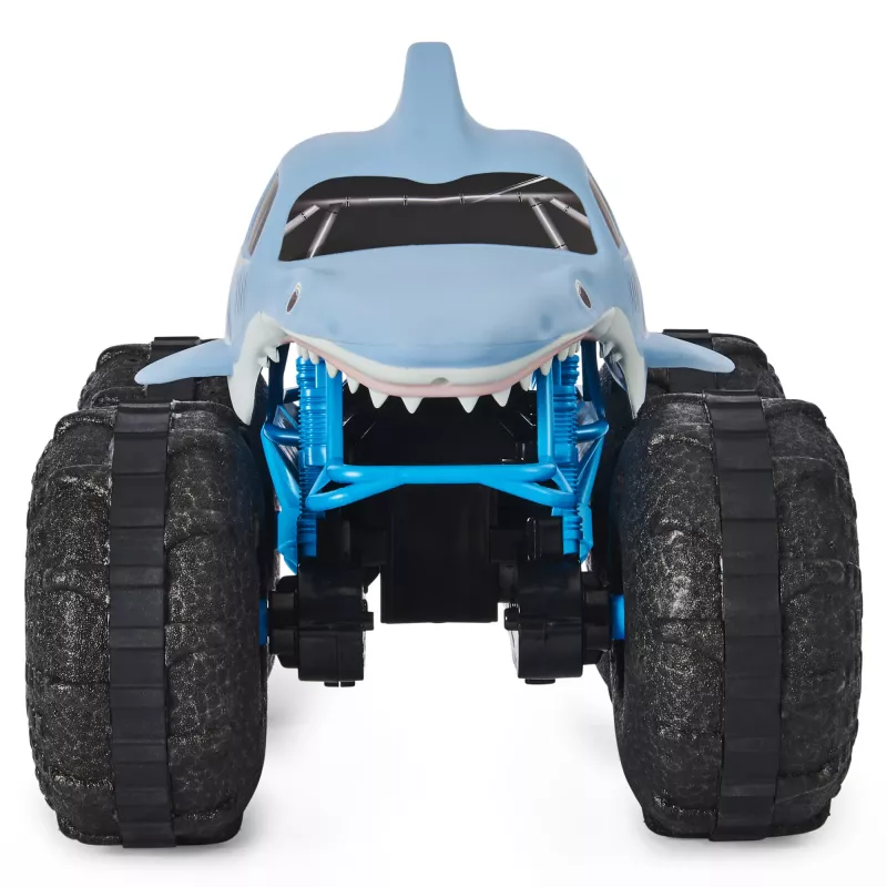Monster Jam , Official Megalodon STORM All-Terrain Remote Control Monster Truck, 1:15 Scale