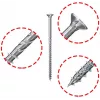 Screw Fischer 670467 220 mm Stainless Steel 50 pcs