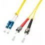 Lindy 2m LC/ST InfiniBand/fibre optic cable Multicolour, Yellow