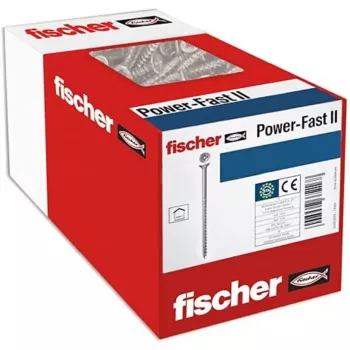 Screw Fischer 670501 — steel wood screw 100 mm, 6 mm diameter, 60 mm thread, pack of 25