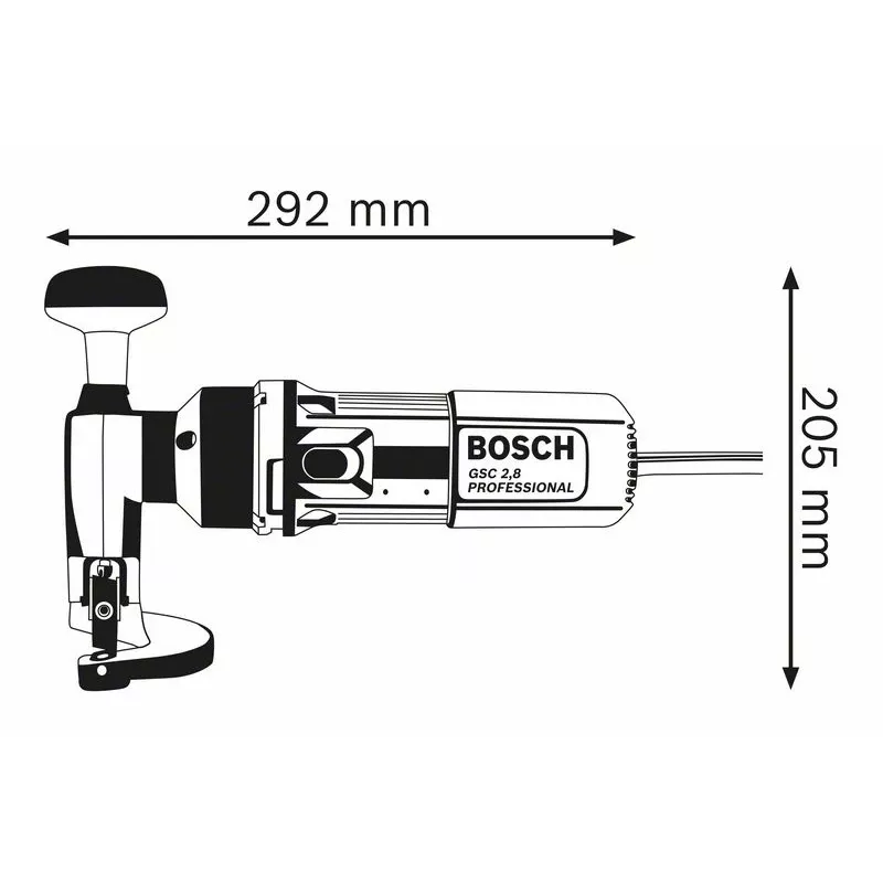 Bosch 0 601 506 103 power shear/nibbler 2400 spm 500 W