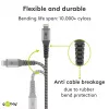 Lightning Cable Wentronic 49267 0.5m Black Grey