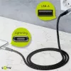 Lightning Cable Wentronic 49267 0.5m Black Grey