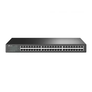 TP-Link 48-Port 10/100Mbps Rackmount Network Switch, Unmanaged, Fast Ethernet (10/100), Rack mounting, 1U