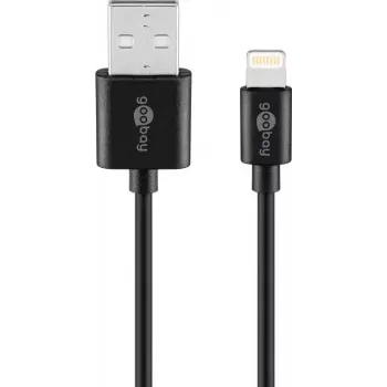 Goobay Lightning USB Charging and Sync Cable 1 m Lightning USB A CE MFi