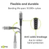 USB cable Wentronic 49282 USB 2.0 1 m Micro-USB B USB A Black Grey