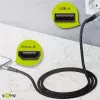 USB cable Wentronic 49282 USB 2.0 1 m Micro-USB B USB A Black Grey