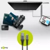 USB cable Wentronic 49282 USB 2.0 1 m Micro-USB B USB A Black Grey