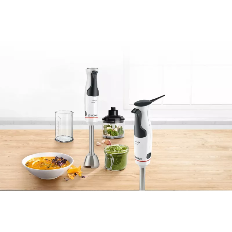 Bosch ErgoMixx Style MS6CM61V2 Hand Blender with Vacuum, 1000 W, Stainless Steel/Black