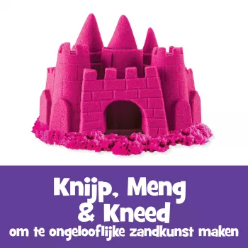 Kinetic Sand , 2lbs Pink Play Sand, Easter Basket Stuffers, Moldable Sensory Toys for Kids, Resealable Bag (Packaging May Vary)