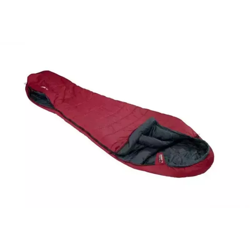 Mummy sleeping bag High Peak Hyperion 1M Nylon Grey Red 210 cm