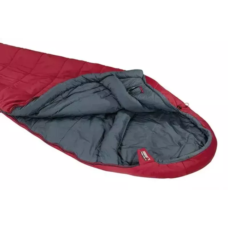 Mummy sleeping bag High Peak Hyperion 1M Nylon Grey Red 210 cm