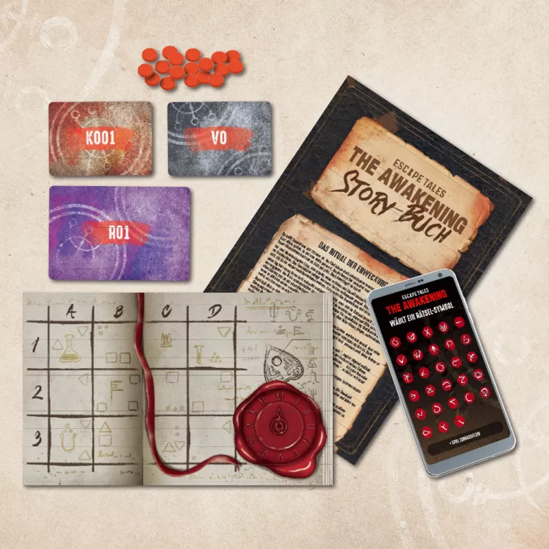 Kosmos Escape Tales: The Awakening Board game Deduction