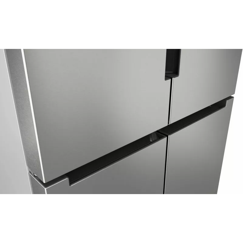 Bosch Serie 4 KFN96APEA side-by-side refrigerator Freestanding 605 L Stainless steel