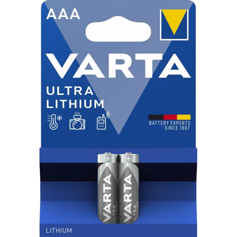 VARTA Battery Single-use Ultra Lithium Aaa 1.5v