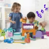 MEGA BLOKS Fisher Price Musical Farm Band Sensory Block Toy (45 Pieces) for Toddler